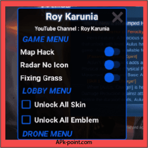 Roy Karunia mod menu